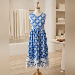 Adorable Sweetness Olivia 3-Ruffle Maxi Dress